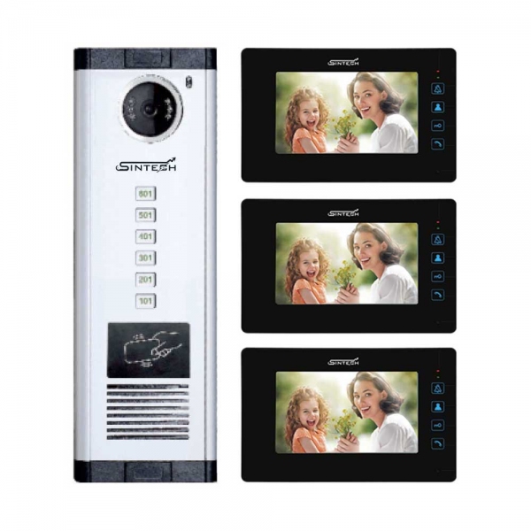 Sintech Apartment video door phone system price in Nepal with lock & installation